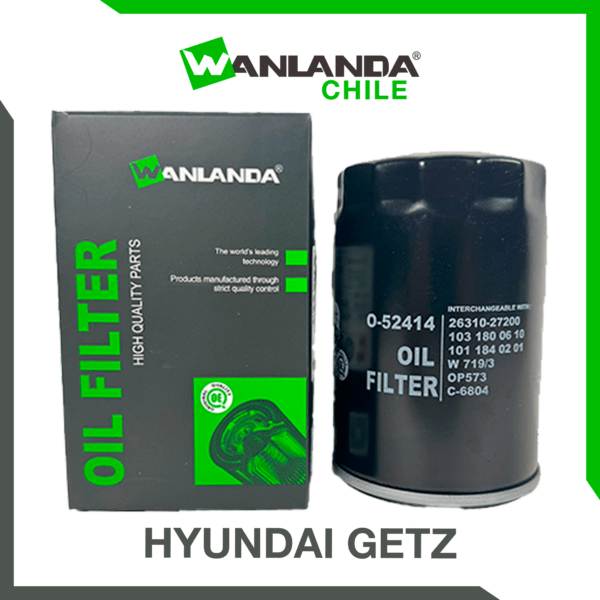 FILTRO DE ACEITE HYUNDAI GETZ 2003/2011